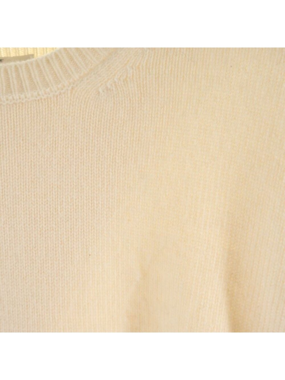 Celine Macadam Cashmere Poncho Sweater Phoebe Philo Era Crew Neck Knit Beige - Picture 4 of 8